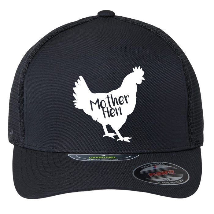 Mother Hen Chicken For Matching Mother And Daughter Flexfit Unipanel Trucker Cap