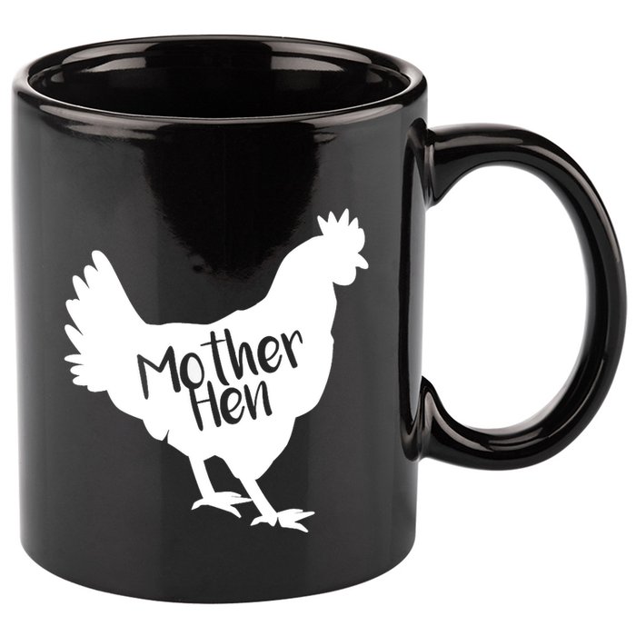 Mother Hen Chicken For Matching Mother And Daughter 11oz C Handle Ceramic Mug
