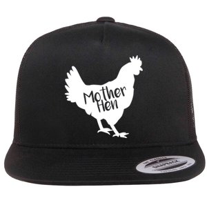 Mother Hen Chicken For Matching Mother And Daughter Flat Bill Trucker Hat