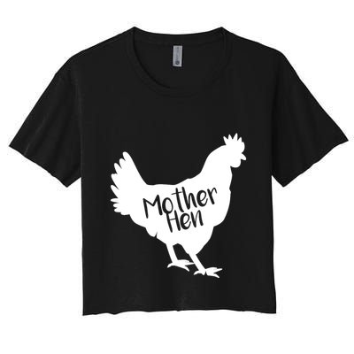 Mother Hen Chicken For Matching Mother And Daughter Crop Top