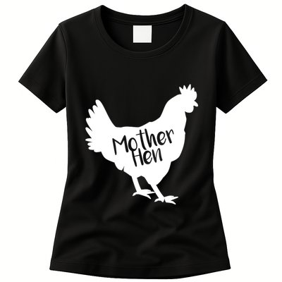 Mother Hen Chicken For Matching Mother And Daughter Womens T-Shirt