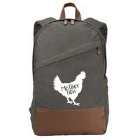 Mother Hen Chicken For Matching Mother And Daughter Cotton Canvas Backpack
