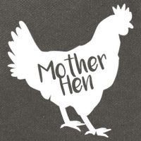 Mother Hen Chicken For Matching Mother And Daughter Cotton Canvas Backpack