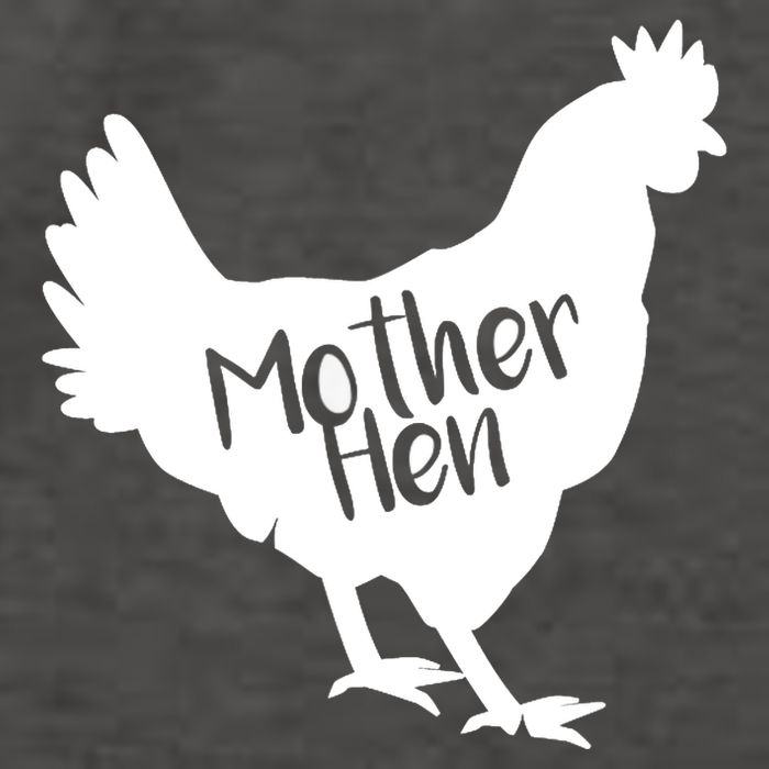 Mother Hen Chicken For Matching Mother And Daughter Vector Backpack