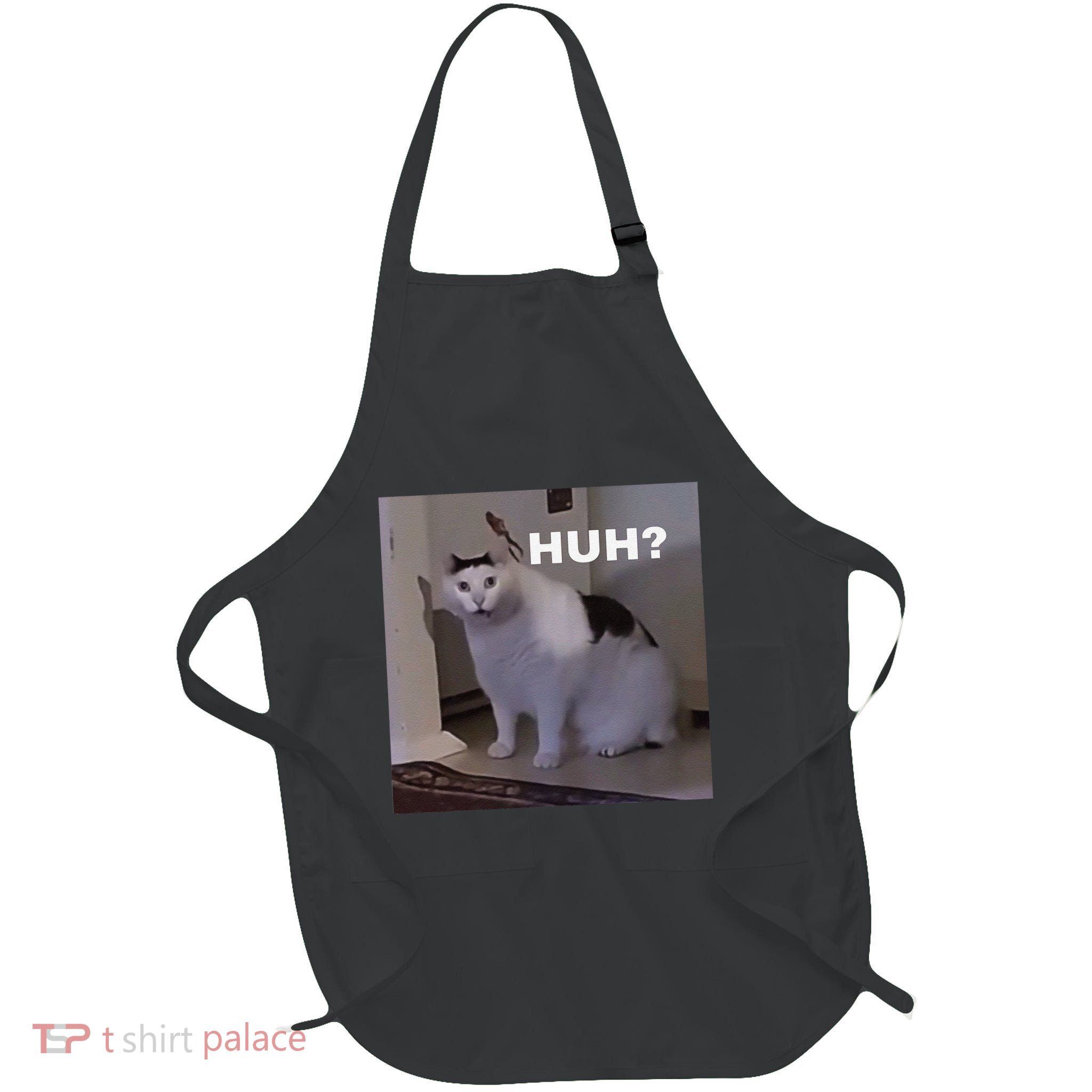 Meme Huh Cat Apron