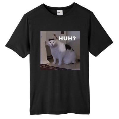 Meme Huh Cat Tall Fusion ChromaSoft Performance T-Shirt