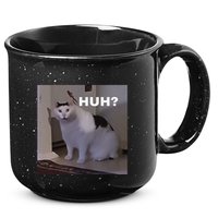 Meme Huh Cat 15oz Campfire Ceramic Mug