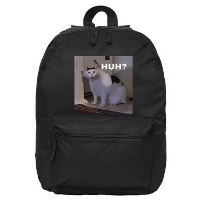 Meme Huh Cat 16 in Basic Backpack