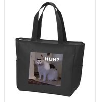 Meme Huh Cat Zip Tote Bag