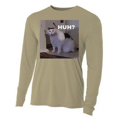 Meme Huh Cat Cooling Performance Long Sleeve Crew