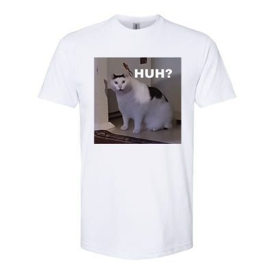 Meme Huh Cat Softstyle CVC T-Shirt