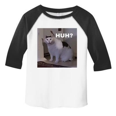 Meme Huh Cat Toddler Fine Jersey T-Shirt