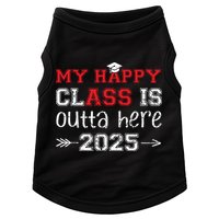 My Happy Class Is Outta Here 2025 Senior Graduation Funny Doggie Tank