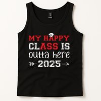 My Happy Class Is Outta Here 2025 Senior Graduation Funny Tank Top