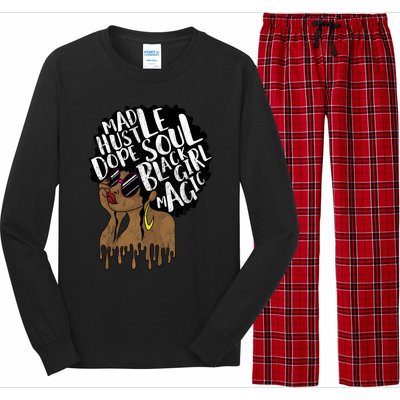 Mad Hustle Dope Soul Black Magic Birthday Gift Long Sleeve Pajama Set