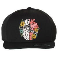 Mad Hustle Dope Soul Floral Brain Mental Health Awareness Wool Snapback Cap