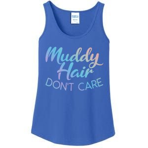 Muddy Hair Don't Care Gift Muddy Quad Biker Four Funny Gift Ladies Essential Tank