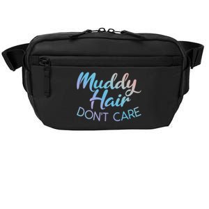 Muddy Hair Don't Care Gift Muddy Quad Biker Four Funny Gift Crossbody Pack