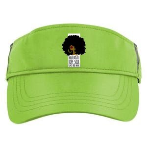 Mad Hustle Dope Soul Black Magic Black History Month Gift Adult Drive Performance Visor