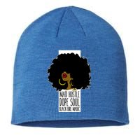 Mad Hustle Dope Soul Black Magic Black History Month Gift Sustainable Beanie