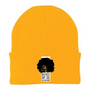 Mad Hustle Dope Soul Black Magic Black History Month Gift Knit Cap Winter Beanie