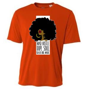 Mad Hustle Dope Soul Black Magic Black History Month Gift Cooling Performance Crew T-Shirt