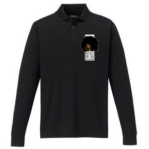 Mad Hustle Dope Soul Black Magic Black History Month Gift Performance Long Sleeve Polo