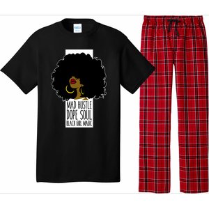 Mad Hustle Dope Soul Black Magic Black History Month Gift Pajama Set