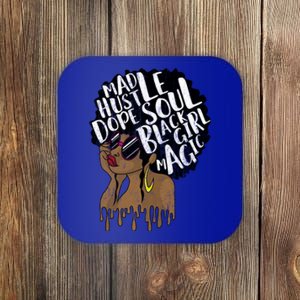 Mad Hustle Dope Soul Black Magic Birthday Gift Funny Gift Coaster