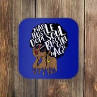 Mad Hustle Dope Soul Black Magic Birthday Gift Funny Gift Coaster