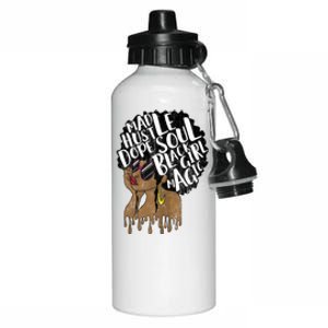 Mad Hustle Dope Soul Black Magic Birthday Gift Funny Gift Aluminum Water Bottle