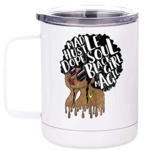 Mad Hustle Dope Soul Black Magic Birthday Gift Funny Gift 12 oz Stainless Steel Tumbler Cup