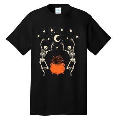 Mystical Halloween Dancing Skeletons Tall T-Shirt