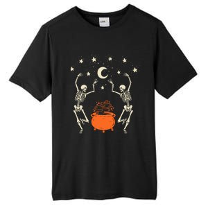 Mystical Halloween Dancing Skeletons Tall Fusion ChromaSoft Performance T-Shirt