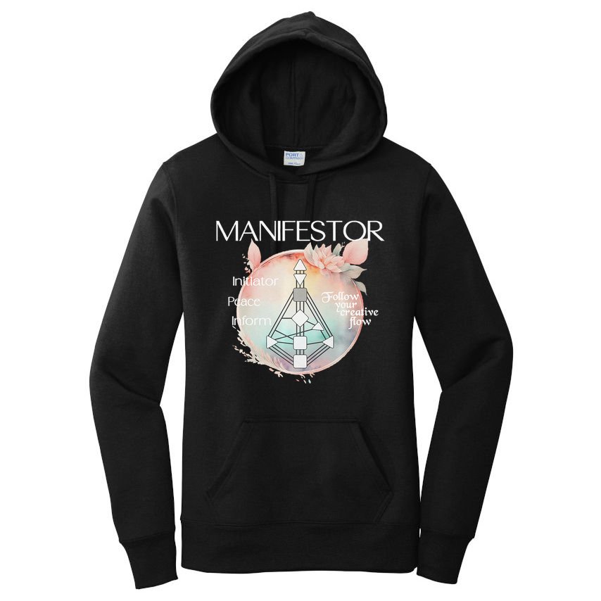 Manifestors Human Design Gift Pastel Aura Premium Women's Pullover Hoodie
