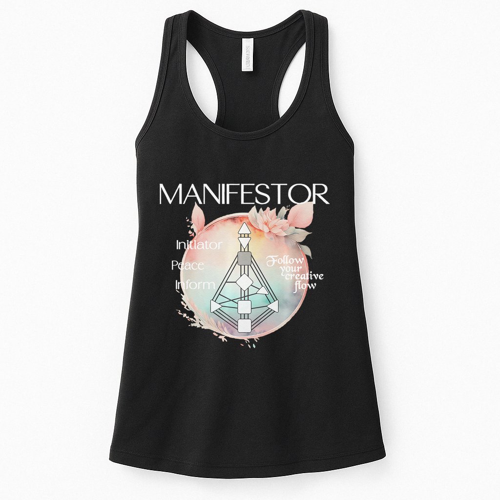 Manifestors Human Design Gift Pastel Aura Premium Womens Tank Top