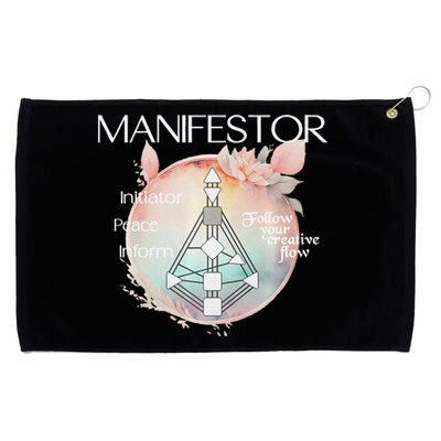 Manifestors Human Design Gift Pastel Aura Premium Grommeted Golf Towel