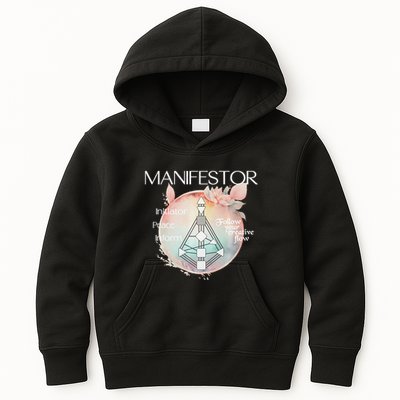 Manifestors Human Design Gift Pastel Aura Premium Kids Hoodie
