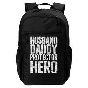 Men Husband Daddy Protector Hero Fathers Day Daily Commute Backpack