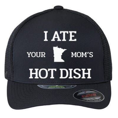 Moms Hot Dish Minnesota Novelty Joke Flexfit Unipanel Trucker Cap