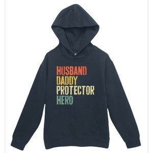 Men Husband Daddy Protector Hero Fathers Day Urban Pullover Hoodie