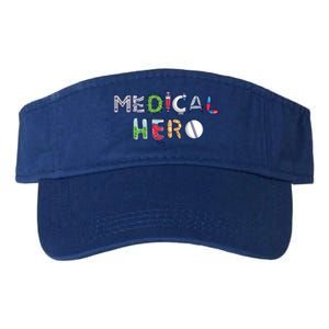 Medical Hero Doctor Nurse Cool Gift Valucap Bio-Washed Visor