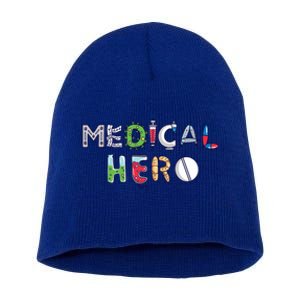 Medical Hero Doctor Nurse Cool Gift Short Acrylic Beanie