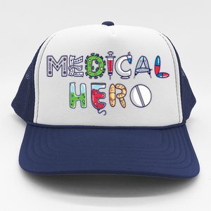 Medical Hero Doctor Nurse Cool Gift Trucker Hat