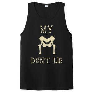 My Hips DonT Lie Dancer Gift Skeleton Bone Xray Dad Joke PosiCharge Competitor Tank