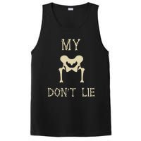 My Hips DonT Lie Dancer Gift Skeleton Bone Xray Dad Joke PosiCharge Competitor Tank