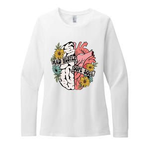 Mad Hustle Dope Soul Floral Brain Mental Health Awareness Womens CVC Long Sleeve Shirt