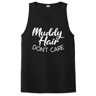 Muddy Hair Don't Care Gift Muddy Quad Biker Four Gift PosiCharge Competitor Tank