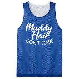 Muddy Hair Don't Care Gift Muddy Quad Biker Four Gift Mesh Reversible Basketball Jersey Tank