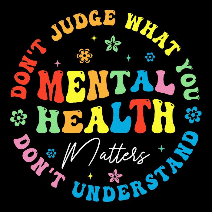 Mental Health Dont Judge You Dont Understand Aware Mousepad